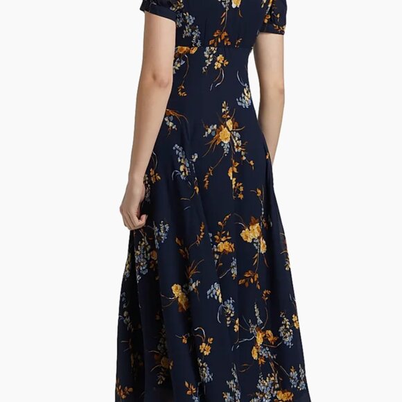 Reformation Chrissie Floral Midi-Dress | Size 8 - Picture 4 of 7